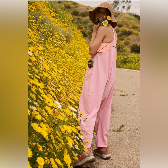 NWOT Free People Hot Shot Onesie - Small - Prism Pink - Picture 2 of 6